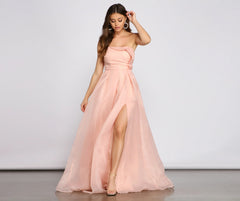 Zora Formal Strapless A-Line Dress