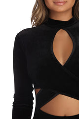 Major Key Velvet Bodycon