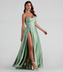 Kailey Formal Lace-Up A-Line Dress