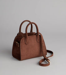 Mini Moment Faux Suede Tote Bag