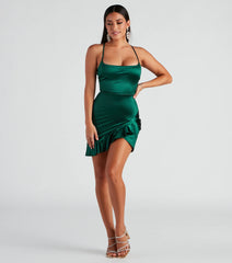 Flirty Vibes Ruffled Mini Dress