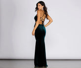 Cordelia Velvet Evening Gown