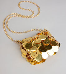 Disco Dreams Sequin Crossbody Bag