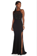 Melina Formal Heat Stone Dress