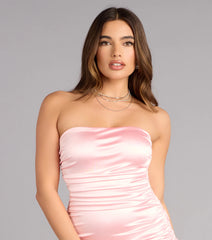 Pretty Plans Strapless Bubble Mini Dress