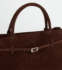 So Elevated Buckle Strap Satchel Bag