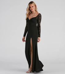 Vivian Long Sleeve Mermaid Dress