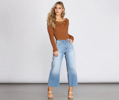 Lace Up Cross Back Sweater