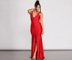 Sami Lace Up Mermaid Dress