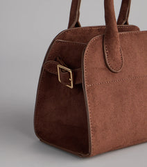 Mini Moment Faux Suede Tote Bag