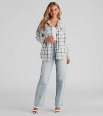 Chill Moment Plaid Shacket