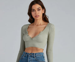 Snap A Pose Crop Top