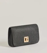 Here For The Party Metallic Crossbody Clutch