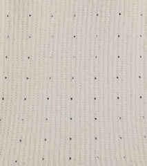 Cozy Sparkle Rhinestone Ribbed Knit Sweater