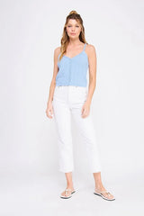 PIONTELLE KNIT V NECK TANK TOP