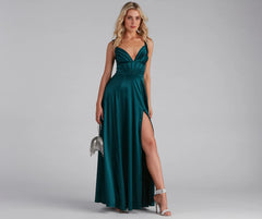 Rae Formal Corset A-Line Dress