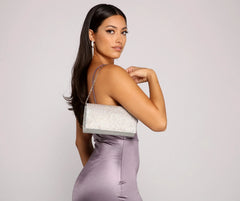 Strike A Pose Rhinestone Clutch