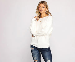 Stay Cozy Ribbed Crew Neck Sweater