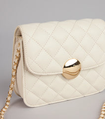 The Polished Quilted Crossbody Bag