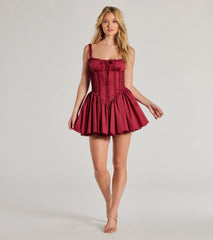 So Darling Woven Drop-Waist Skater Dress