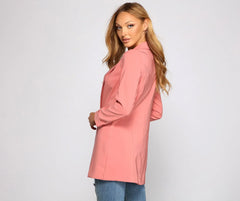 First Impressions Cuffed Boyfriend Blazer