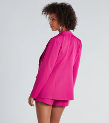 Chic And Elevated Woven Blazer
