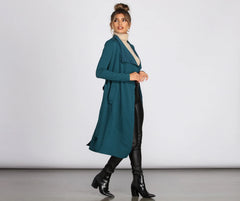 You Better Work Trench Coat
