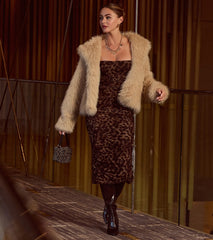 Glam Aura Faux Fur Jacket