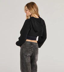 Perfectly Chill Long Sleeve Hoodie Sweater Topper