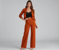 House Of Glam Ruched Blazer