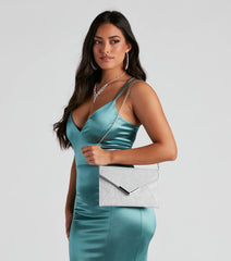 Glitter Trails Envelope Clutch