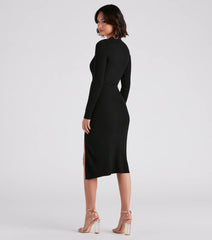 Wonderful Winter Sweater Midi Dress
