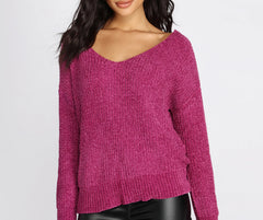 Don't Get It Twisted Chenille Sweater