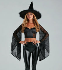 Spellbinding Beauty Rhinestone Spiderweb Bolero