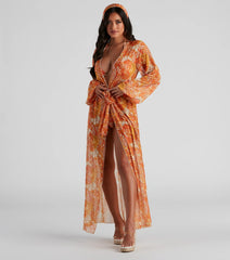 Retro Getaway Long Mesh Duster