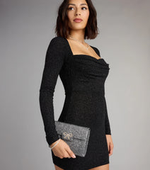 Put A Bow On It Sparkle Clutch