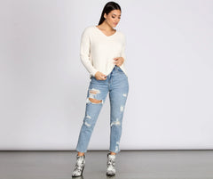 Right Time, Right Place Chenille Sweater