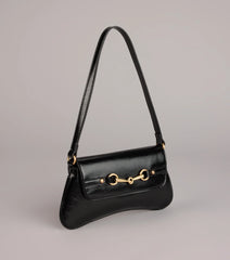 Polished Edge Shoulder Bag
