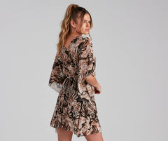 Ready For My Vacay Mesh Kimono