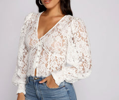 Luxe and Lace Rhinestone Cardigan