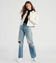 Stylish In The Chill Puffer Jacket