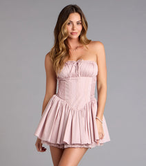Once Upon This Corset Skater Dress