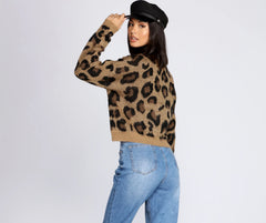 Won't Stop Leopard Print Cardigan